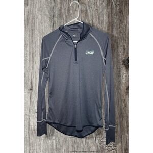 UNCW Light Weight 1/4 Zip Pullover Colosseum Women's Medium- Polyester & Spandex